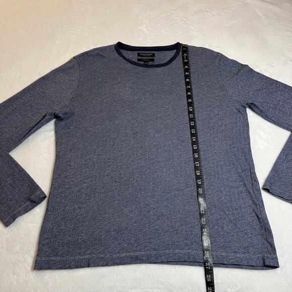 Banana Republic Men's Luxury Touch Crewneck Standard Fit Shirt Size L Cotton - Picture 7 of 9